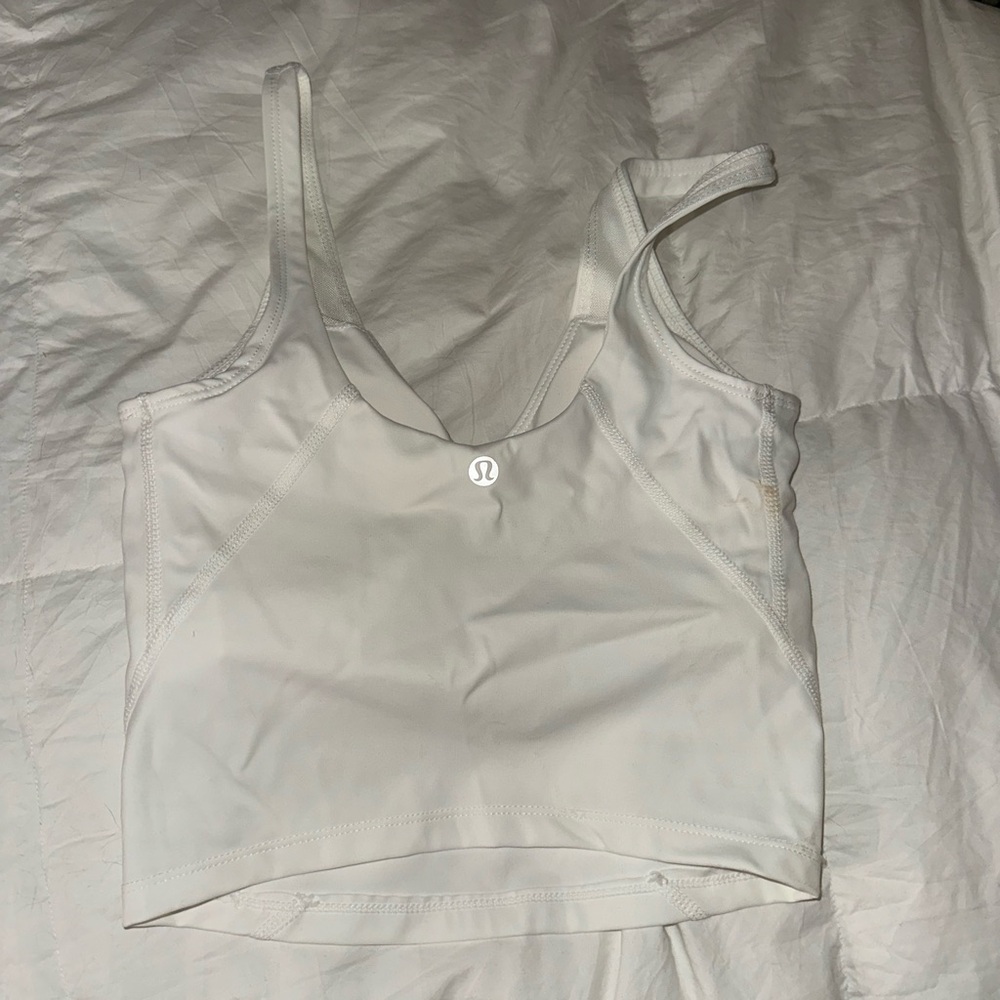 White lululemon top